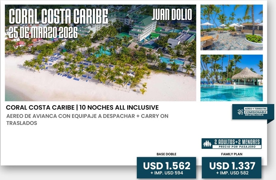 CORAL COSTA CARIBE MARTA JARQUE - Marta Jarque Viajes