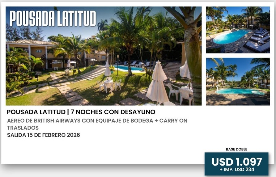 POUSADA LATITUD - Marta Jarque Viajes