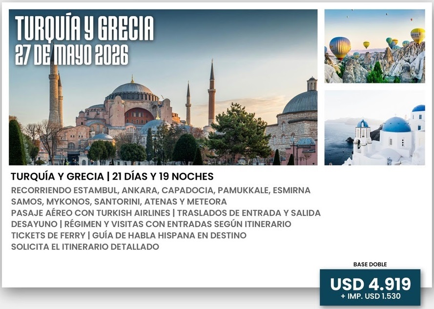 TURQUIA Y GRECIA MARTA JARQUE - Marta Jarque Viajes