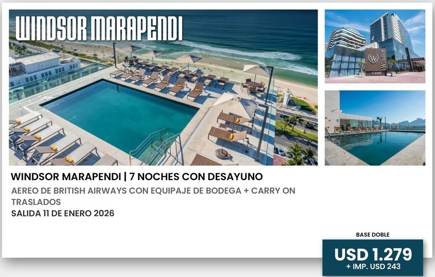 WINDSOR MARAPENDI - Marta Jarque Viajes